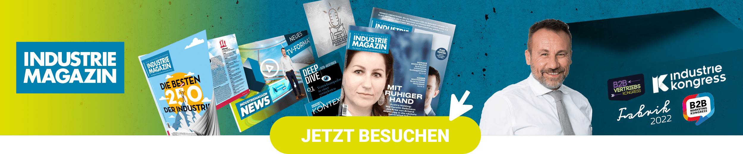 Markenwelt Banner Industriemagazin